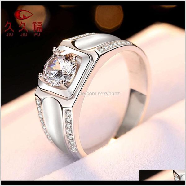 cluster rings jewelry drop delivery 2021 925 sterling sier fashion mosang diamond aggressive luxury double row micro inlaid big mens ring g6, Golden;silver
cluster rings jewelry drop delivery 2021 925 sterling sier fashion mosang diamond aggressive luxury double row micro inlaid big mens ring g6, Golden;silver