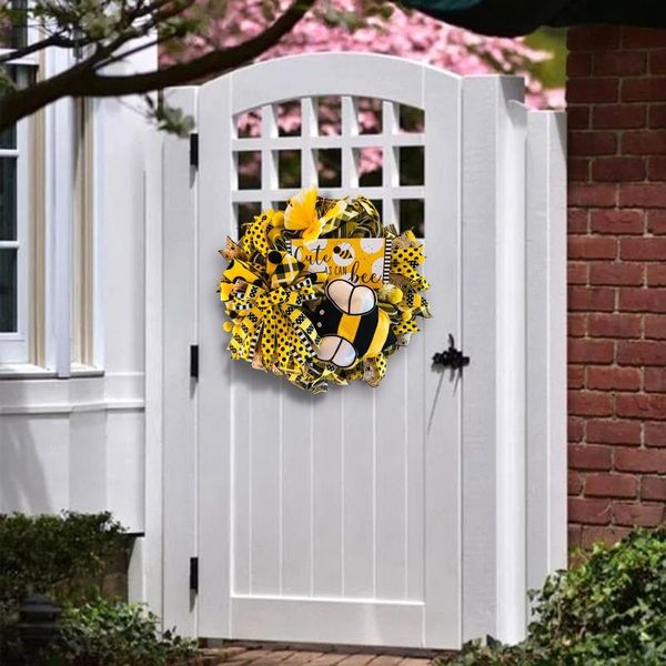 1pcs bee sunflower wreath hoop decor floral for hanging pendant garden flower wedding decoration supplies #t2g decorative flowers & wreaths
1pcs bee sunflower wreath hoop decor floral for hanging pendant garden flower wedding decoration supplies #t2g decorative flowers & wreaths