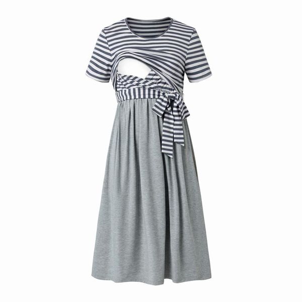 patpat 2021 arrivalpretty striped short-sleeve nursing dress maternity dresses, White
patpat 2021 arrivalpretty striped short-sleeve nursing dress maternity dresses, White