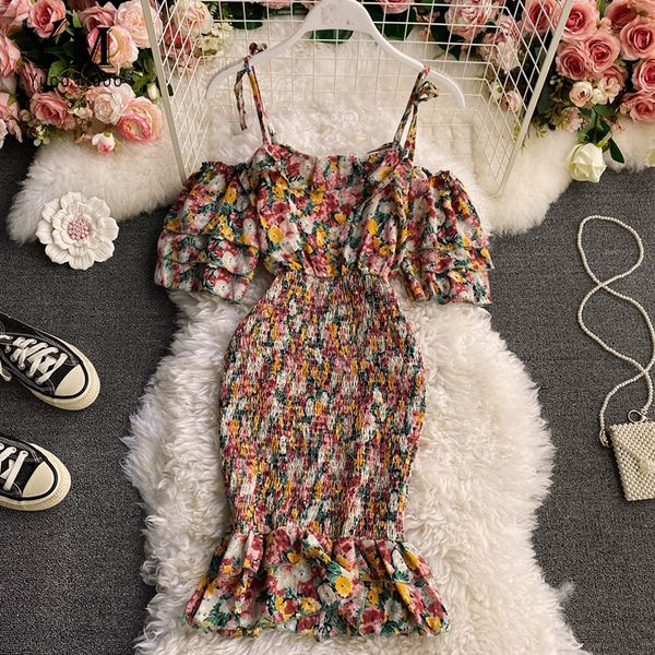2021yuoomuoo ins fashion package hips bodycon dress women 2021 summer high waist ruffled party floral print chiffon dress, Black;gray
2021yuoomuoo ins fashion package hips bodycon dress women 2021 summer high waist ruffled party floral print chiffon dress, Black;gray