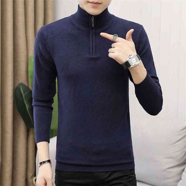 men's sweaters sweatshirt autumn winter half high neck zipper pullover sweater vfka, White;black
men's sweaters sweatshirt autumn winter half high neck zipper pullover sweater vfka, White;black