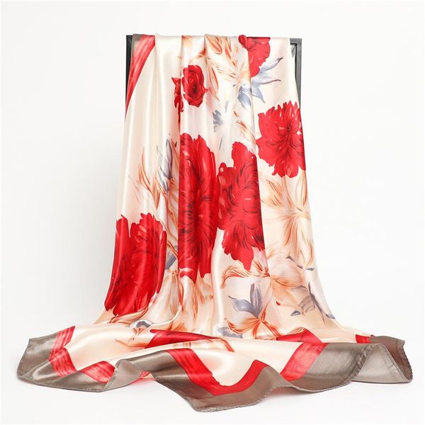 scarves 90*90cm fashion silk satin hair scarf women neckerchief print ladies soft beach shawl wrap bandana hijab square foulard, Blue;gray
scarves 90*90cm fashion silk satin hair scarf women neckerchief print ladies soft beach shawl wrap bandana hijab square foulard, Blue;gray