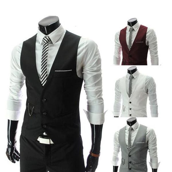 men's suits & blazers arrival ed in men's vests fine suit fitting vest gilet casual homme without formal sleeves business jacket, White;black
men's suits & blazers arrival ed in men's vests fine suit fitting vest gilet casual homme without formal sleeves business jacket, White;black
