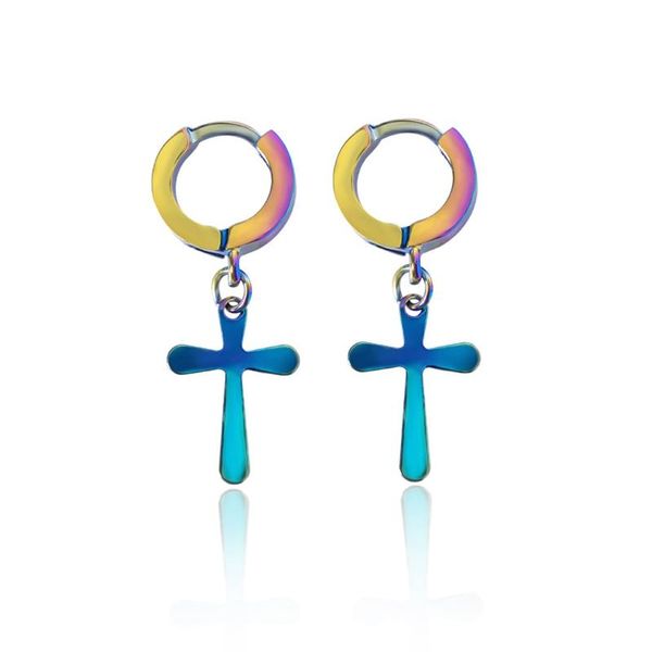 dangle & chandelier 2pcs women men's stainless steel drop earrings multi color cross gothic punk rock style pendientes earring mujer mo, Silver
dangle & chandelier 2pcs women men's stainless steel drop earrings multi color cross gothic punk rock style pendientes earring mujer mo, Silver
