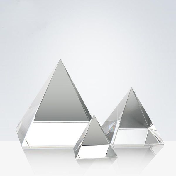 decorative objects & figurines quality glass transparent rainbow polyhedral pyramid prism crystal healing miniature home decoration
decorative objects & figurines quality glass transparent rainbow polyhedral pyramid prism crystal healing miniature home decoration
