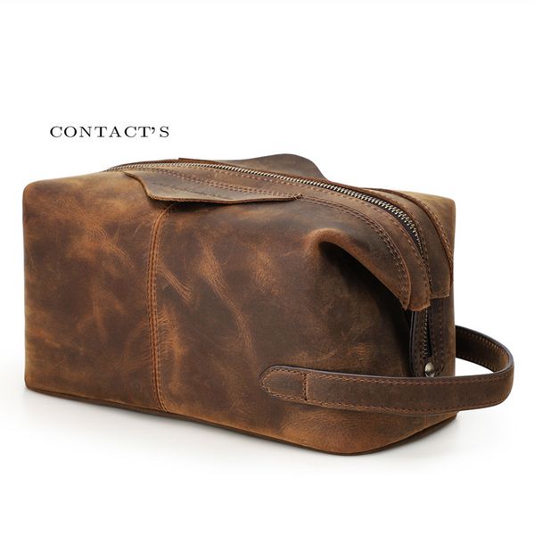 black angel crazy horse cowhide fashion men's washing layer leather large capacity hand bag
black angel crazy horse cowhide fashion men's washing layer leather large capacity hand bag