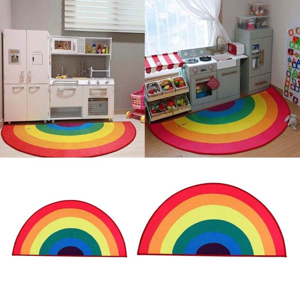 carpets semicircle rainbow area rug floor mat decorative bedroom bathroom decoration
carpets semicircle rainbow area rug floor mat decorative bedroom bathroom decoration