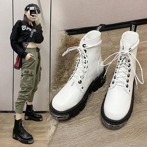 boots autumn punk boots, women's thick and winter 2021, soled motorcycle short british style, Black
boots autumn punk boots, women's thick and winter 2021, soled motorcycle short british style, Black
