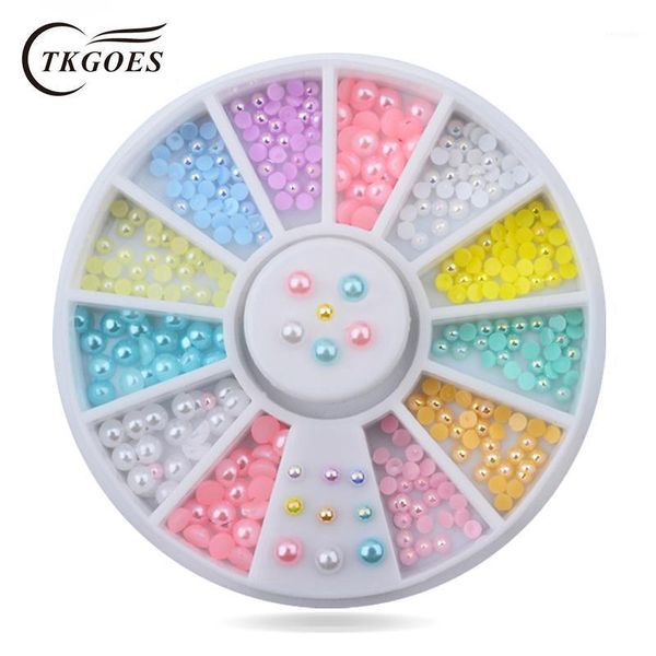 1 wheel crystal nail art rhinestones color pearls 3d charm glass flatback non fix diy jewelry sticker decorations1, Silver;gold
1 wheel crystal nail art rhinestones color pearls 3d charm glass flatback non fix diy jewelry sticker decorations1, Silver;gold