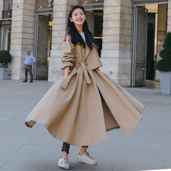 women's trench coats vanovich 2021 fashion windbreaker coat female winter autumn for women plus size streetwear long, Tan;black
women's trench coats vanovich 2021 fashion windbreaker coat female winter autumn for women plus size streetwear long, Tan;black