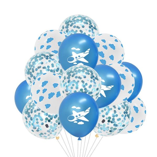 party decoration 12inch cartoon cloud airplane balloon blue white latex with confetti kids birthday baby shower air ball
party decoration 12inch cartoon cloud airplane balloon blue white latex with confetti kids birthday baby shower air ball