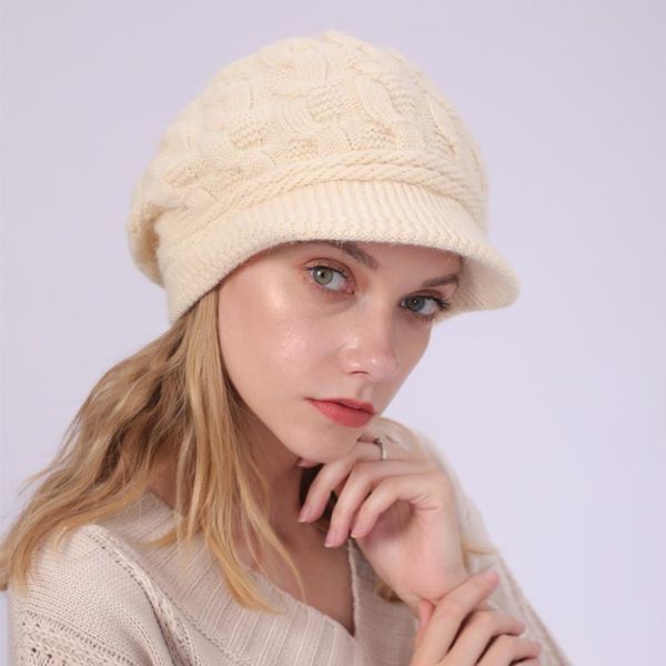 berets cross-border european and american plush warm wool beret hat autumn winter female knitted duck tongue, Blue;gray
berets cross-border european and american plush warm wool beret hat autumn winter female knitted duck tongue, Blue;gray