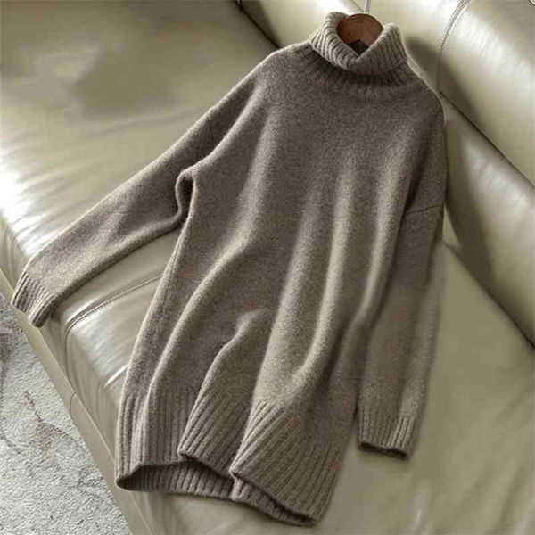 cashmere sweater women turtleneck knitted wool pullover long loose thick warm fashion casual women's 210522, White;black
cashmere sweater women turtleneck knitted wool pullover long loose thick warm fashion casual women's 210522, White;black