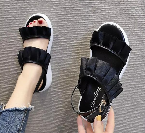 sandals spring and summer women's shoes korean style wild fairy style thick, Black
sandals spring and summer women's shoes korean style wild fairy style thick, Black