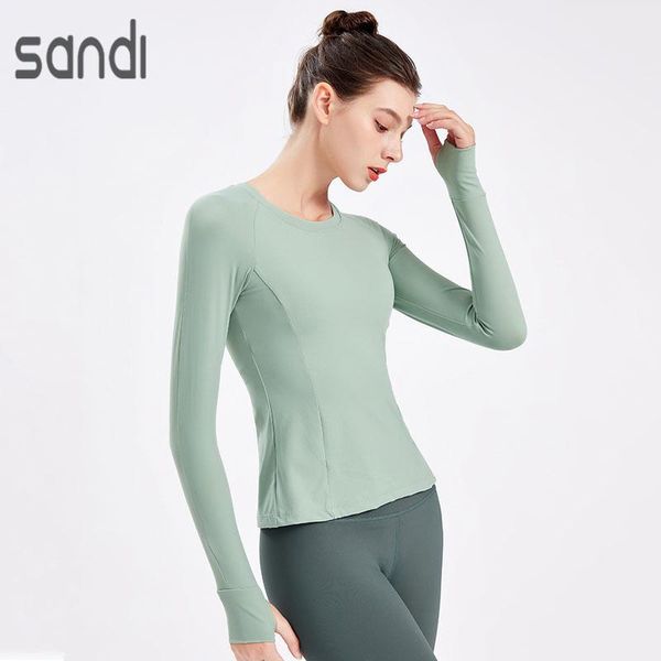 women open back yoga long sleeve sports elastic workout t-shirt gym running crop fitness shirts sportswear outfit
women open back yoga long sleeve sports elastic workout t-shirt gym running crop fitness shirts sportswear outfit