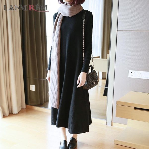casual dresses lanmrem 2021 autumn and winter turtleneck large size knitted jumper cloth all-match dress for women multi color 2a1928, Black;gray
casual dresses lanmrem 2021 autumn and winter turtleneck large size knitted jumper cloth all-match dress for women multi color 2a1928, Black;gray