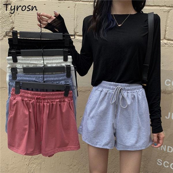 women's shorts women elastic waist solid summer breathable cozy loose leisure homewear lovely fashion empire running korean streetwear, White;black
women's shorts women elastic waist solid summer breathable cozy loose leisure homewear lovely fashion empire running korean streetwear, White;black