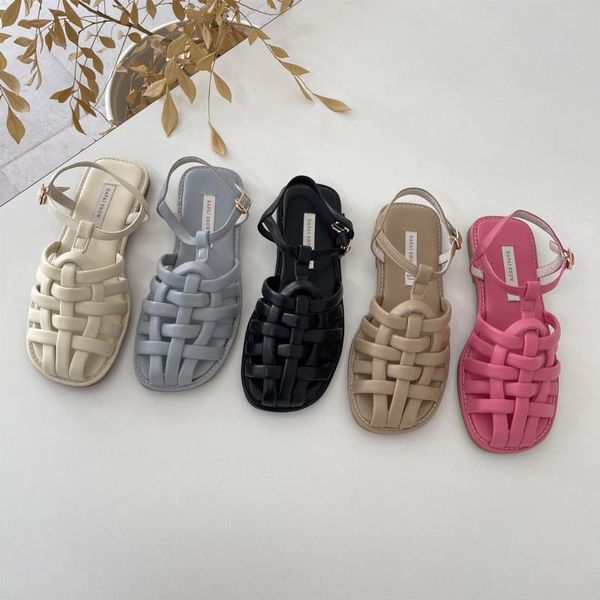 closed toe sandals 2021 women's shoes summer heels retro low beach girls flat scandals rome rubber fretwork fabric slides, Black
closed toe sandals 2021 women's shoes summer heels retro low beach girls flat scandals rome rubber fretwork fabric slides, Black