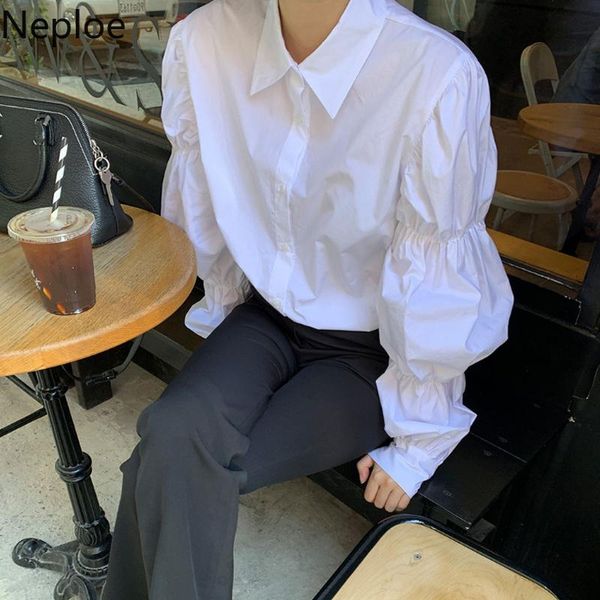 women's blouses & shirts neploe white korean puff long sleeve clothes chic vintage office elegant bluses mujer de moda 2021
women's blouses & shirts neploe white korean puff long sleeve clothes chic vintage office elegant bluses mujer de moda 2021