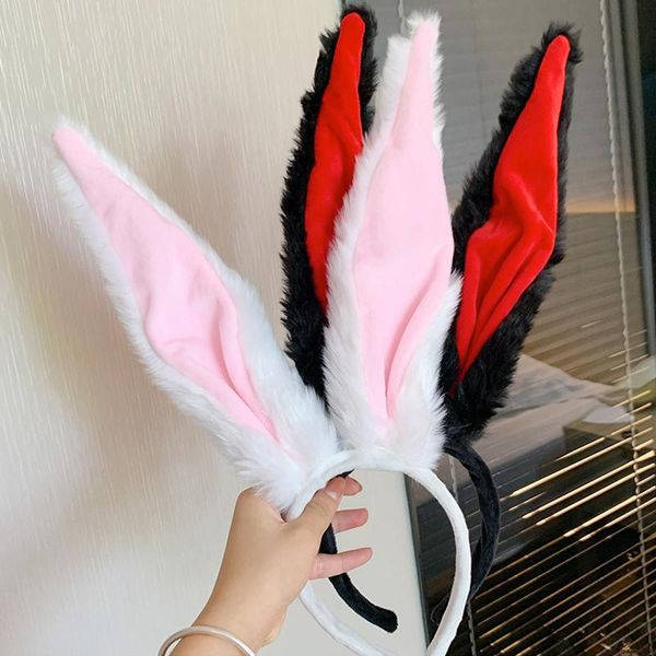 hair accessories female girls lolita cosplay headband fluffy plush sweet long ears bandana hoop cartoon anime headpiece, Slivery;white
hair accessories female girls lolita cosplay headband fluffy plush sweet long ears bandana hoop cartoon anime headpiece, Slivery;white