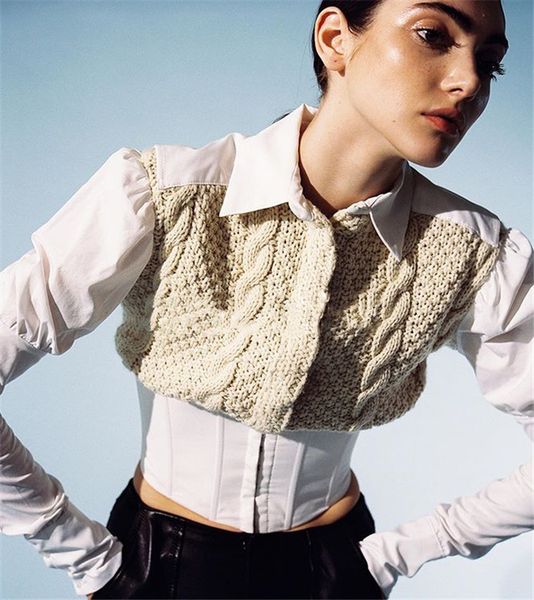 pants most recent elegant autumn crocheted shreds torsion white collar female blouse bloated sleeve ladies'top
pants most recent elegant autumn crocheted shreds torsion white collar female blouse bloated sleeve ladies'top
