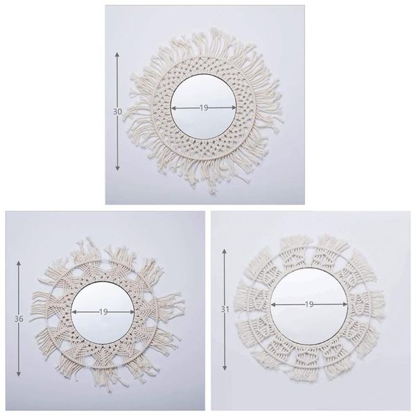 mirrors handmade macrame mirror wall makeup dressing room bathroom home decoration innovative art
mirrors handmade macrame mirror wall makeup dressing room bathroom home decoration innovative art