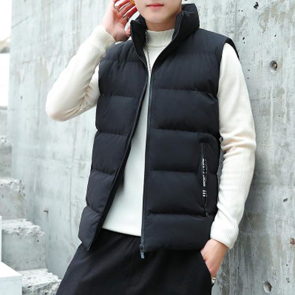loose large size double-sided vest men's autumn and winter thick padded jacket vests, Black;white
loose large size double-sided vest men's autumn and winter thick padded jacket vests, Black;white