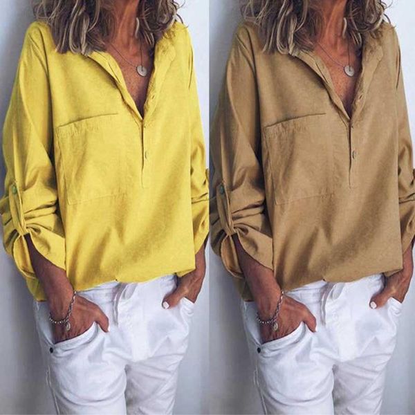 autumn fashion plus size women clothing long sleeve blouse casual vintage women's shirt blouses & shirts, White
autumn fashion plus size women clothing long sleeve blouse casual vintage women's shirt blouses & shirts, White