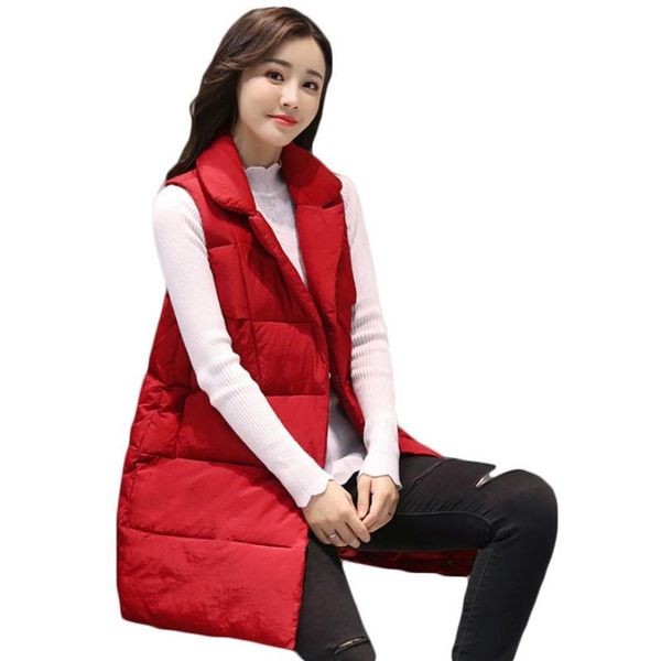 women's vests 2021 collection women autumn winter jacket mid-lengt thick warm ladies vest parka cotton wadding female slim waistcoat zl, Black;white
women's vests 2021 collection women autumn winter jacket mid-lengt thick warm ladies vest parka cotton wadding female slim waistcoat zl, Black;white