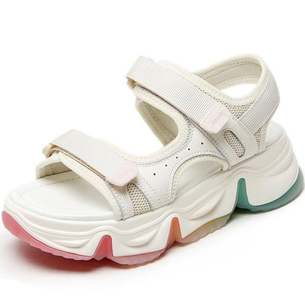 genuine leather women's platform sandals 2021 summer fashion mesh breathable women comfortable shoes ladies footwear, Black
genuine leather women's platform sandals 2021 summer fashion mesh breathable women comfortable shoes ladies footwear, Black