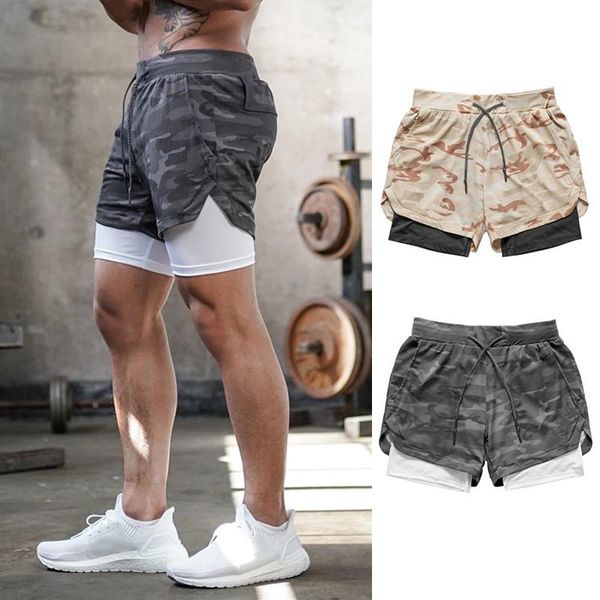 running shorts men 2 in 1 double-deck quick dry gym sport fitness jogging workout sports short pants men's, White;black
running shorts men 2 in 1 double-deck quick dry gym sport fitness jogging workout sports short pants men's, White;black