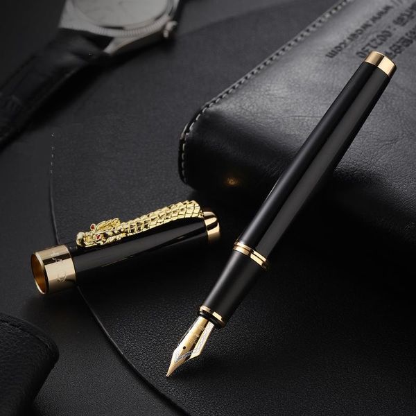 golden fountain pen business office school student titanium black chinese dragon luxurious pens
golden fountain pen business office school student titanium black chinese dragon luxurious pens