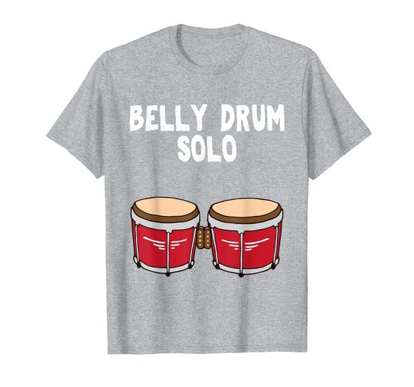 belly drum solo bongo drum percussion music gift t-shirt, White;black 
belly drum solo bongo drum percussion music gift t-shirt, White;black