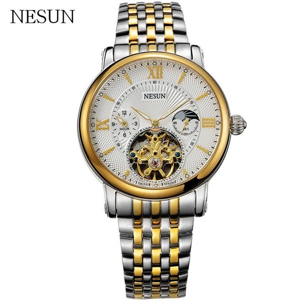 wristwatches nesun watch luminous moon phase waterproof steel belt men's fashion hollow automatic mechanical watch2021, Slivery;brown
wristwatches nesun watch luminous moon phase waterproof steel belt men's fashion hollow automatic mechanical watch2021, Slivery;brown