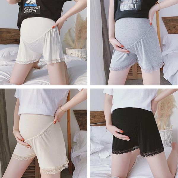 maternity bottoms pregnant women's summer dress belly lift loose lace safety pants three-point leggings shorts, White
maternity bottoms pregnant women's summer dress belly lift loose lace safety pants three-point leggings shorts, White