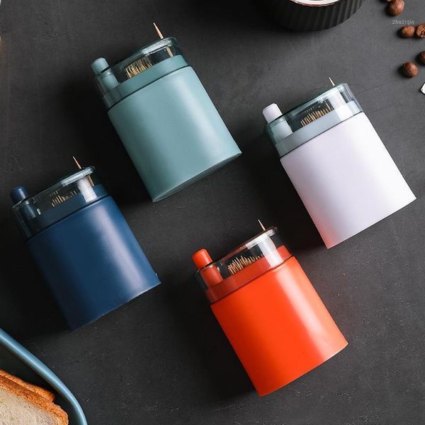storage bottles & jars automatic -up toothpick holder container portable restaurant household table box dispenser creative 2021
storage bottles & jars automatic -up toothpick holder container portable restaurant household table box dispenser creative 2021