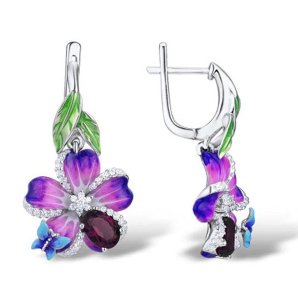 stud mifeiya classic purple flower earrings with butterfly zircon earring for women lover wedding engagement jewelry quality, Golden;silver
stud mifeiya classic purple flower earrings with butterfly zircon earring for women lover wedding engagement jewelry quality, Golden;silver