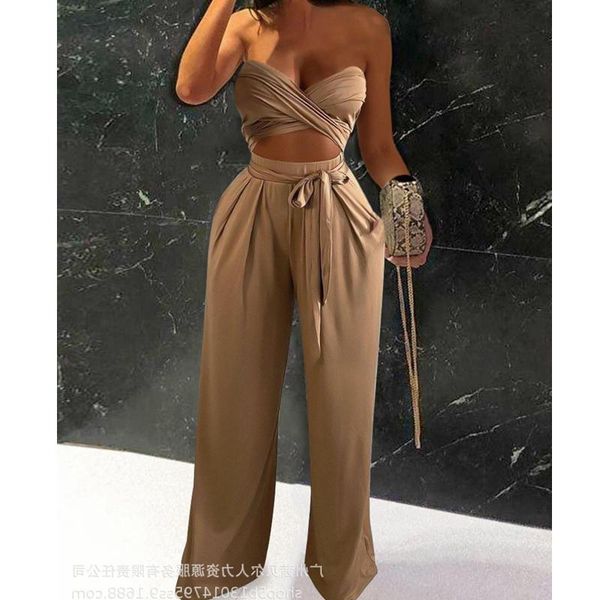 women's two piece pants mandylandy tube strap suit women lace up high waist 2 sets outfits strapless short wide leg, White
women's two piece pants mandylandy tube strap suit women lace up high waist 2 sets outfits strapless short wide leg, White