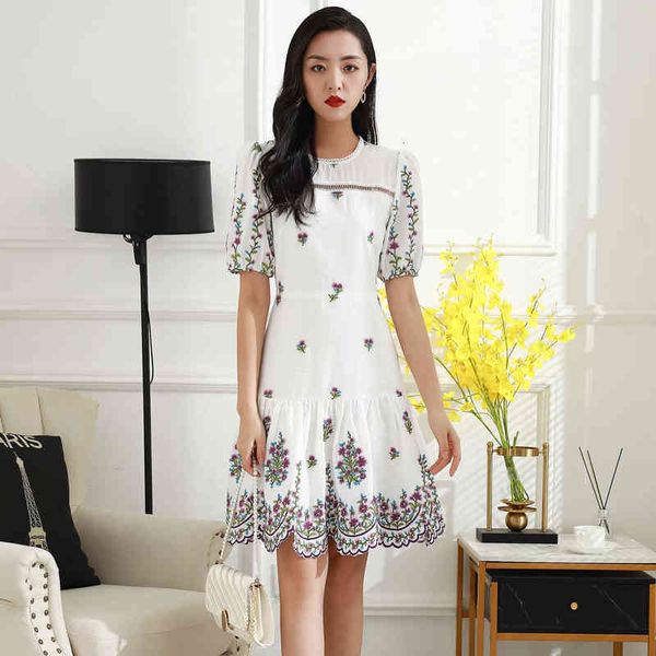 designer 2021 summer women, embroidered flower skirt exquisite fashion, elegant short-sleeved dress party, Black;gray
designer 2021 summer women, embroidered flower skirt exquisite fashion, elegant short-sleeved dress party, Black;gray