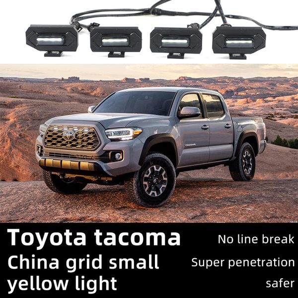 car grid light small yellow lamp grille middle mesh light suitable for 2020 toyota tacoma trd off-road daytime running lights
car grid light small yellow lamp grille middle mesh light suitable for 2020 toyota tacoma trd off-road daytime running lights