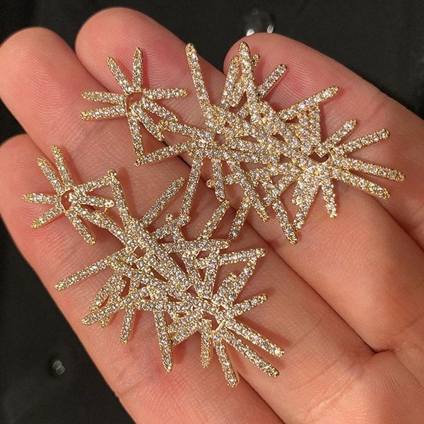 hoop & huggie korean earrings for women gifts irregular lines snowflakes stainless steel luxury jewelry wholesale temperame, Golden;silver
hoop & huggie korean earrings for women gifts irregular lines snowflakes stainless steel luxury jewelry wholesale temperame, Golden;silver