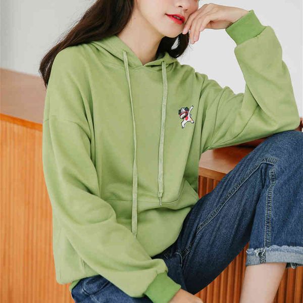 paris girl autumn harajuku korean college hoodies women loose drawstring hooded cartoon printed sweatshirt 210524, Black
paris girl autumn harajuku korean college hoodies women loose drawstring hooded cartoon printed sweatshirt 210524, Black