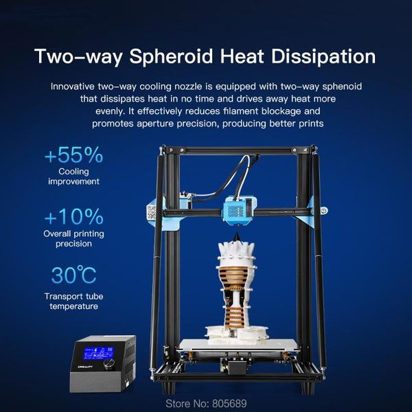 printers 3d upgrade cr-10 v2 printer size 300*300*400mm,silent mainboard resume printing with mean well power supply
printers 3d upgrade cr-10 v2 printer size 300*300*400mm,silent mainboard resume printing with mean well power supply