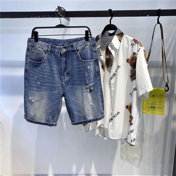 men's jeans 2021 summer thin denim shorts straight capris with holes casual fashion pants gtaxk3080, Blue
men's jeans 2021 summer thin denim shorts straight capris with holes casual fashion pants gtaxk3080, Blue