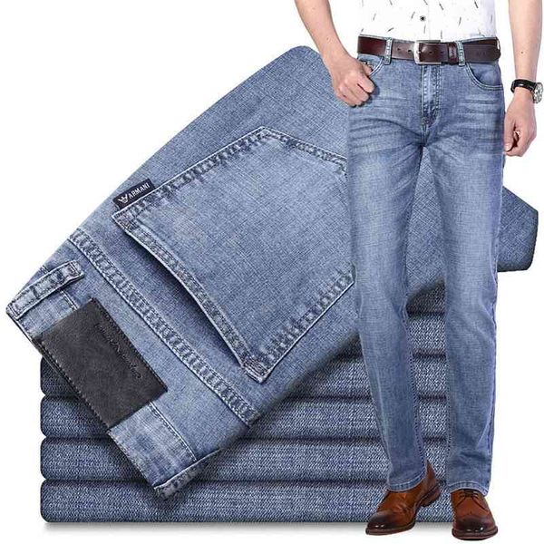 luren loose straight stretch business men's jeans slim stretch denim trousers plus size casual cotton pants 210331, Blue
luren loose straight stretch business men's jeans slim stretch denim trousers plus size casual cotton pants 210331, Blue