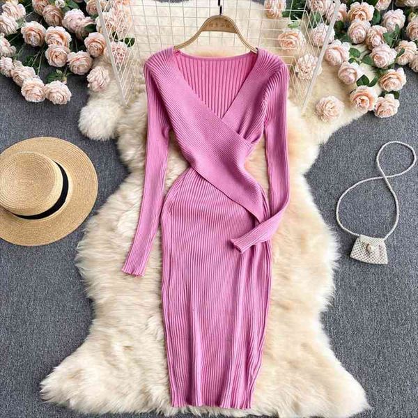 singreiny korean knitted long sleeve women dresses v neck elastic slim pencil autumn bodycon streetwear, Black;gray
singreiny korean knitted long sleeve women dresses v neck elastic slim pencil autumn bodycon streetwear, Black;gray