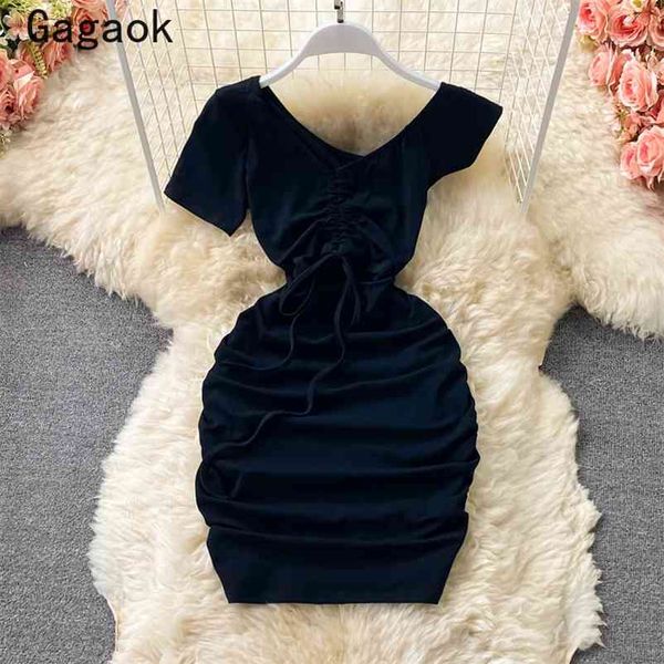 dresses women summer v-neck solid sheath mini bandage navel bodycon dress slim fashion wild vestidos 210531, Black;gray
dresses women summer v-neck solid sheath mini bandage navel bodycon dress slim fashion wild vestidos 210531, Black;gray