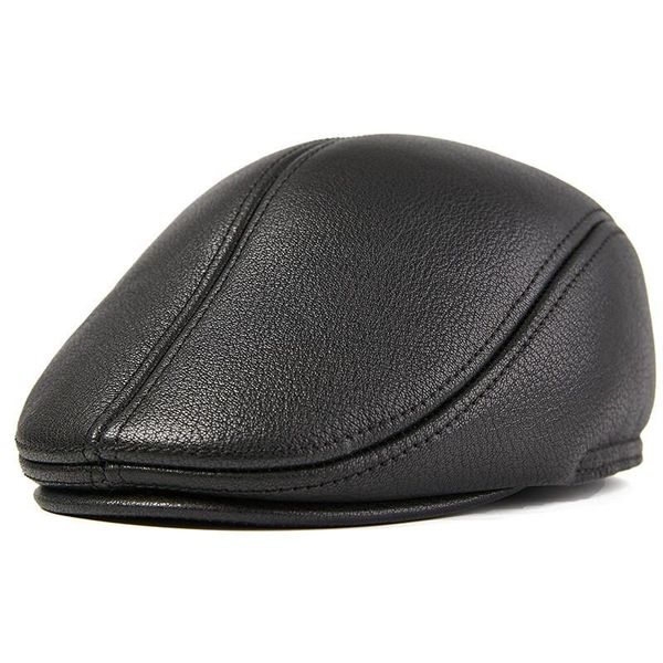 berets 2021 autumn and winter first layer cowhide men's hat, leather ear protection beret, sheepskin outdoor forward cotton hat, Blue;gray
berets 2021 autumn and winter first layer cowhide men's hat, leather ear protection beret, sheepskin outdoor forward cotton hat, Blue;gray