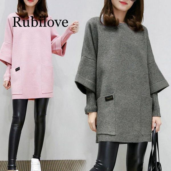 women's sweaters rubilove women fake two pieces winter autumn thick loose pullover plus size, White;black
women's sweaters rubilove women fake two pieces winter autumn thick loose pullover plus size, White;black