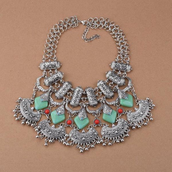 chokers bohemia ethnic tassel big chunky collar choker necklace maxi 2021 vintage women necklaces pendants collier female jewelry, Golden;silver
chokers bohemia ethnic tassel big chunky collar choker necklace maxi 2021 vintage women necklaces pendants collier female jewelry, Golden;silver